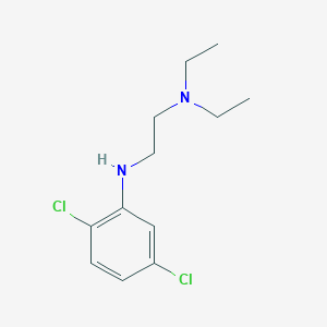 molecular formula C12H18Cl2N2 B8480201 N-(2,5-dichlorophenyl)-N',N'-diethylethylenediamine 