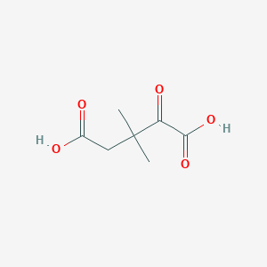 3,3-Dimethyl-2-oxopentanedioic acid