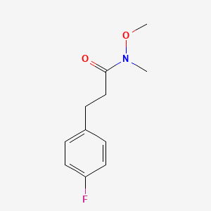 N-Methoxy-N-methyl-4-fluoro-benzenepropanamide