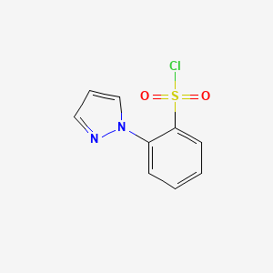 2-(1H-pyrazol-1-yl)benzenesulfonyl chloride