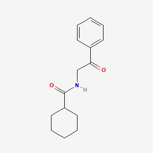 Cyclohexane carboxylic acid (2-oxo-2-phenyl-ethyl)-amide