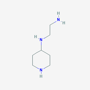 molecular formula C7H17N3 B8480346 4-(2-Aminoethylamino)-piperidine 