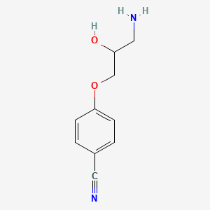 4-(3-Amino-2-hydroxypropoxy)benzonitrile