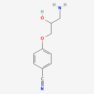 4-[(3-Amino-2-hydroxypropyl)oxy]benzonitrile