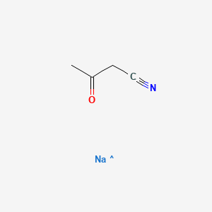 molecular formula C4H5NNaO B8480401 Sodium cyano acetone 