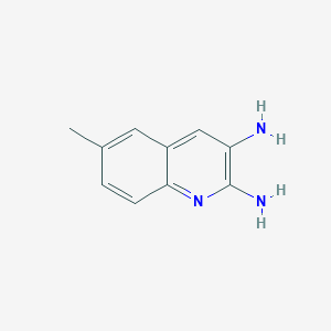 molecular formula C10H11N3 B8480417 2,3-Diamino-6-methylquinoline 