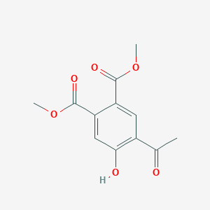 molecular formula C12H12O6 B8480426 Dimethyl 4-acetyl-5-hydroxyphthalate CAS No. 90330-50-0