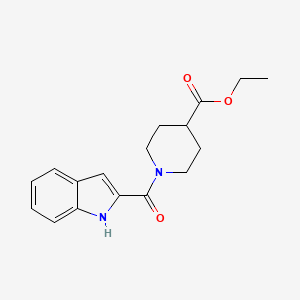 ethyl 1-(1H-indole-2-carbonyl)piperidine-4-carboxylate
