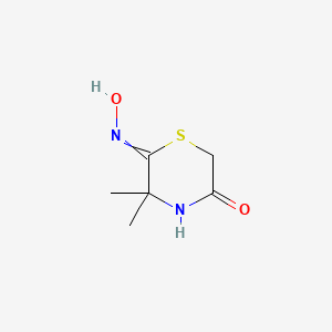 6-(Hydroxyimino)-5,5-dimethylthiomorpholin-3-one