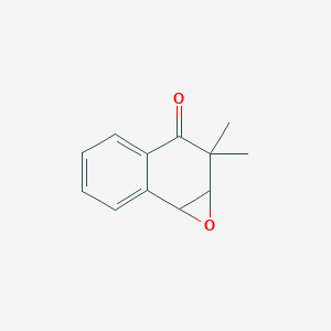 molecular formula C12H12O2 B8480512 2,2-Dimethyl-3,4-epoxy-1,2,3,4-tetrahydronaphthalen-1-one 