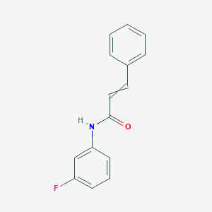 molecular formula C15H12FNO B8480527 N-(3-fluorophenyl)-3-phenylacrylamide 