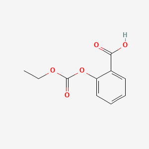 molecular formula C10H10O5 B8480595 CARBONIC ACID, ETHYL ESTER, ESTER with SALICYLIC ACID CAS No. 14216-33-2