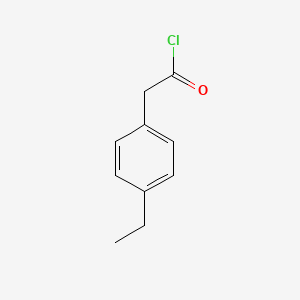 molecular formula C10H11ClO B8480647 4-Ethylphenylacetyl chloride CAS No. 52629-43-3