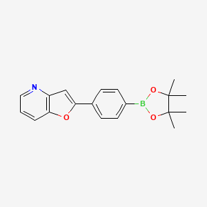 2-(4-(4,4,5,5-Tetramethyl-1,3,2-dioxaborolan-2-yl)phenyl)furo[3,2-b]pyridine