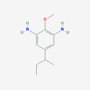 molecular formula C11H18N2O B8480665 5-Sec-butyl-2-methoxy-1,3-diamino-benzene 