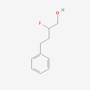 molecular formula C10H13FO B8480705 Benzenebutanol, beta-fluoro- 