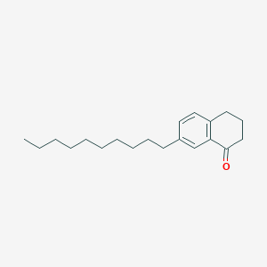 molecular formula C20H30O B8480743 7-Decyl-3,4-dihydronaphthalen-1(2H)-one CAS No. 95576-35-5