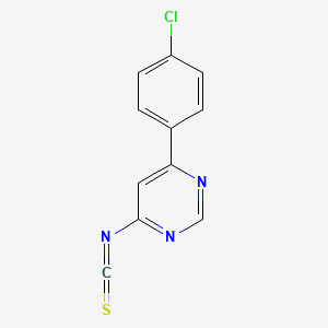 4-(4-Chlorophenyl)-6-isothiocyanatopyrimidine