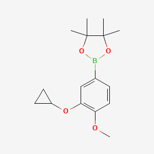 2-(3-Cyclopropoxy-4-methoxyphenyl)-4,4,5,5-tetramethyl-1,3,2-dioxaborolane