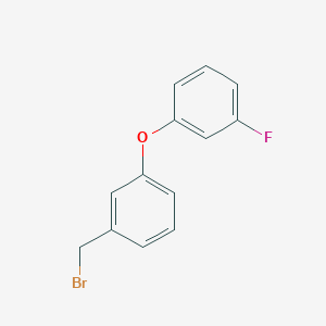 molecular formula C13H10BrFO B8480805 1-(Bromomethyl)-3-(3-fluorophenoxy)benzene CAS No. 60254-17-3