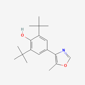 B8480818 2,6-Di-tert-butyl-4-(5-methyl-1,3-oxazol-4-yl)phenol CAS No. 84203-35-0