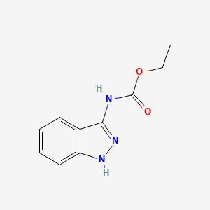 molecular formula C10H11N3O2 B8480853 Ethyl 1H-indazol-3-ylcarbamate 