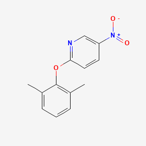 molecular formula C13H12N2O3 B8480859 2-(2,6-Dimethyl-phenoxy)-5-nitropyridine CAS No. 76893-49-7