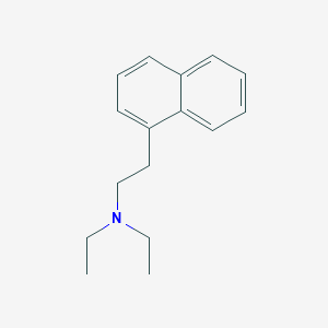 molecular formula C16H21N B8480886 1-Naphthaleneethanamine, N,N-diethyl- CAS No. 35693-46-0