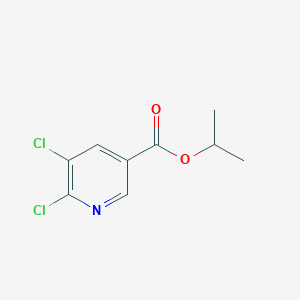 molecular formula C9H9Cl2NO2 B8480934 Isopropyl 5,6-dichloronicotinate 
