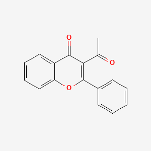 molecular formula C17H12O3 B8480955 Acetyl flavone 