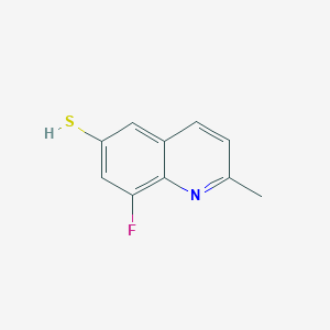 8-Fluoro-2-methylquinoline-6-thiol