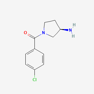 molecular formula C11H13ClN2O B8481007 (3R)-1-(4-chlorobenzoyl)-3-pyrrolidinamine 