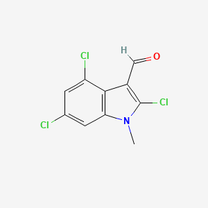1-Methyl-2,4,6-trichloroindole-3-carbaldehyde