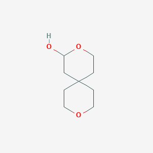 molecular formula C9H16O3 B8481150 3,9-Dioxaspiro[5.5]undecan-2-ol 