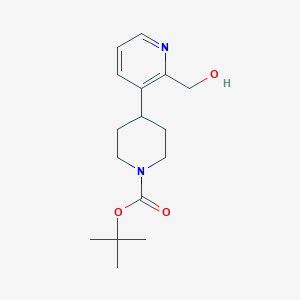 molecular formula C16H24N2O3 B8481159 tert-Butyl 4-(2-(hydroxymethyl)pyridin-3-yl)piperidine-1-carboxylate 
