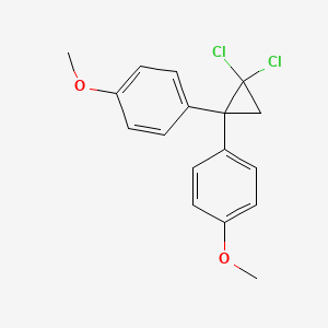 molecular formula C17H16Cl2O2 B8481172 1,1-Bis(4-methoxyphenyl)-2,2-dichlorocyclopropane CAS No. 22125-33-3