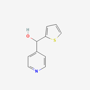 molecular formula C10H9NOS B8481173 Pyridin-4-yl(thiophen-2-yl)methanol 