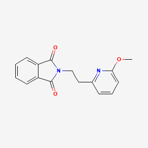 molecular formula C16H14N2O3 B8481179 2-(2-(6-Methoxypyridin-2-yl)ethyl)isoindoline-1,3-dione CAS No. 195819-18-2