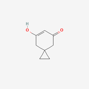 molecular formula C8H10O2 B8481185 7-Hydroxyspiro[2.5]oct-6-en-5-one 