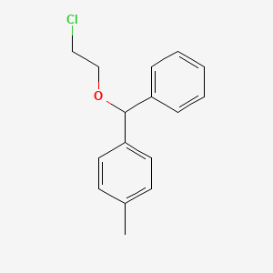 1-[(2-Chloroethoxy)(phenyl)methyl]-4-methylbenzene
