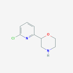 molecular formula C9H11ClN2O B8481220 2-(6-Chloro-pyridin-2-yl)-morpholine 