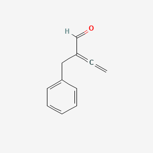 molecular formula C11H10O B8481232 2-Benzylbuta-2,3-dienal 