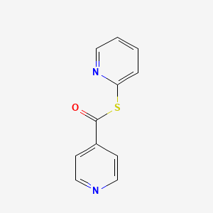 molecular formula C11H8N2OS B8481247 S-2-Pyridyl isonicotinothioate 