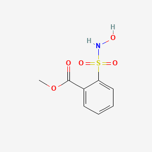 molecular formula C8H9NO5S B8481251 2-Hydroxysulfamoyl-benzoic acid methyl ester 