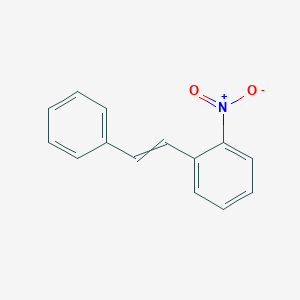 molecular formula C14H11NO2 B8481306 1-Nitro-2-(2-phenylethenyl)benzene 