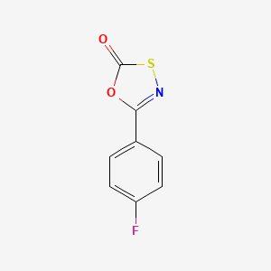 5-(4-Fluorophenyl)-1,3,4-oxathiazol-2-one