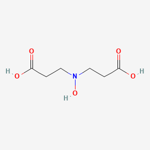 molecular formula C6H11NO5 B8481411 N-(2-carboxyethyl)-N-hydroxy-beta-Alanine CAS No. 89531-79-3