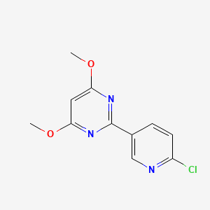 2-(6-Chloro-pyridin-3-yl)-4,6-dimethoxy-pyrimidine