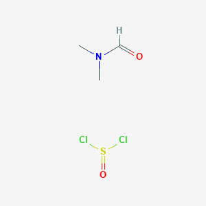 molecular formula C3H7Cl2NO2S B8481459 thionylchloride DMF CAS No. 15179-45-0