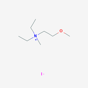N,N-Diethyl-2-methoxy-N-methylethan-1-aminium iodide